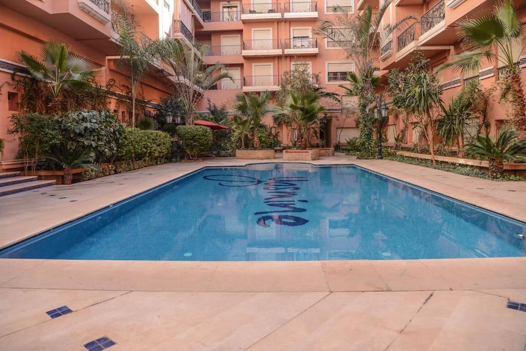 Beautiful, Great Equipped 122 M Holiday Apartment Near Majorelle Garden And Gueliz With Pool Views And A Large Balcony And Terrace Marraquexe Exterior foto